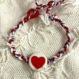 New Super Cute America Love Braided Bracelet